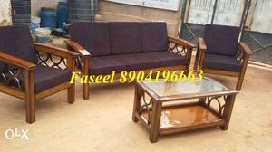 BV58 teak wood design sofa set latest with 5 year warranty