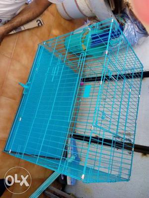 Blue Wire Kennel Pet Cage and It's all new buyed on
