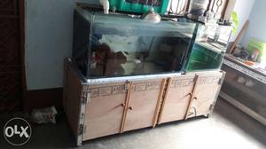 Only 3 ft aquarium without cover.