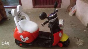 Toddler's Red, Black, And White Trike