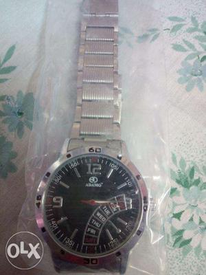 Adamo design branded new men's wrist watch..black dial