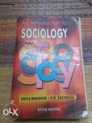 An Introduction To Sociology By Bhushan And Sachdeva Book