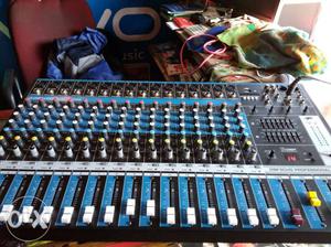 Black And Blue Audio Mixer 2month old 16 channels