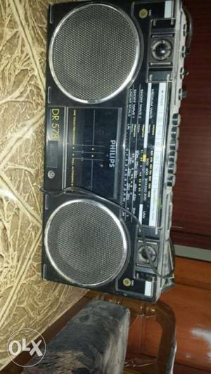 Black And Gray DR 578 Boombox