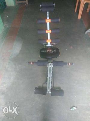 Black And Gray Six Pack Ab Exerciser