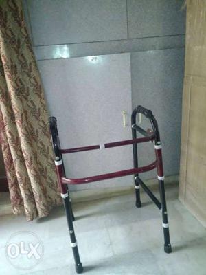 Black And Red Walking Frame