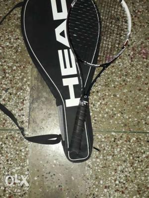 Black And White Head Tennis Racket With Bag