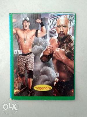 John Cena And The Rock Labeled Notebook