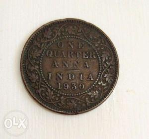 Old Antique coin of  George V King.