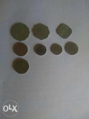 Old Coins Collection 01 x 5 paisa 02 x Aluminum