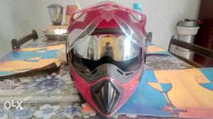 Vega off road helmet with double visor, Large
