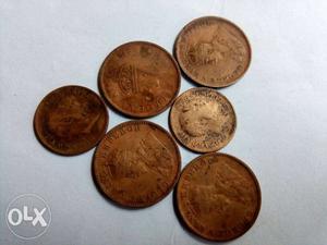 Vintage British era coins