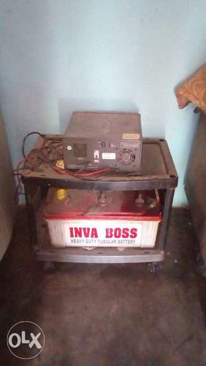 White Inva Boss Vehicle Battery