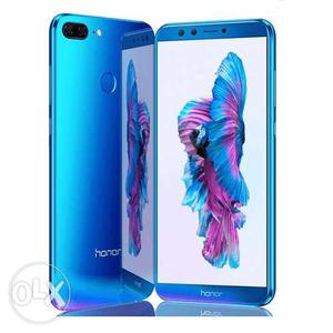 20 days old honor 9 lite in blue colour. Fixed price