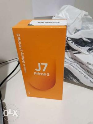 5days old J7 prime 2. With Bill box charger and