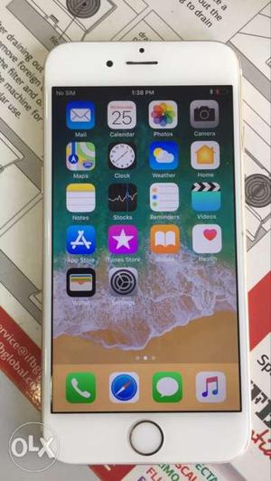 Apple Iphone 6 16 Gb Gold Colour With Bill And