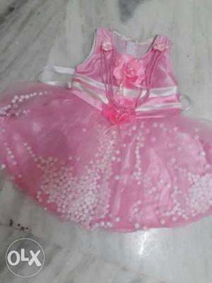 Baby pink excellent frock