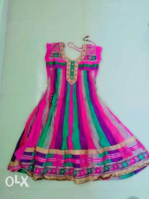 Enriching pink kurti