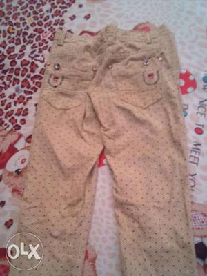 Golden colour jeans best condition