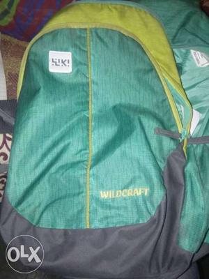 Green, Gray, And Green Wildcraft Backpack