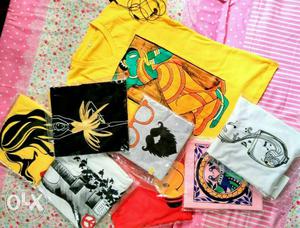 Hand painted new t shirts 850/- each.
