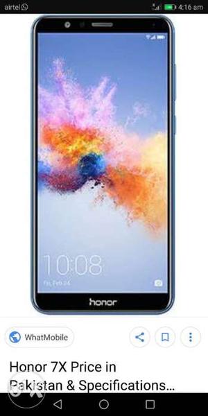 Honor 7x A perfect Selfee phone just only 