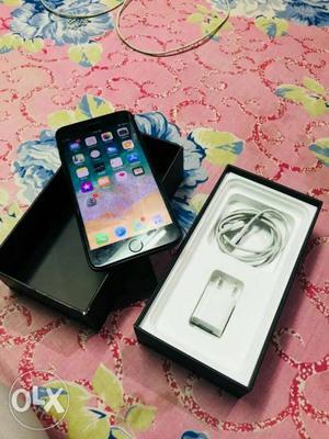 I phone 7 plus 256gb jet black only box charger