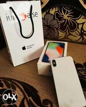IPhone X 64GB 4 month use 8 month warranty bill