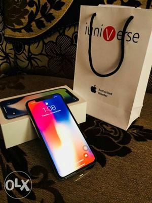 IPhone X 64GB bill box charger earphone all