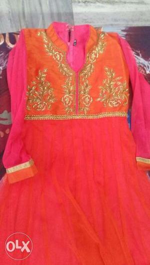 Kids frock suit wore only once. Size 30 with