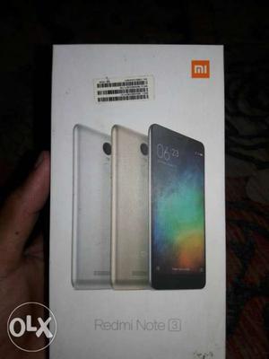 Mi note 3 16 gb Bill box and charger