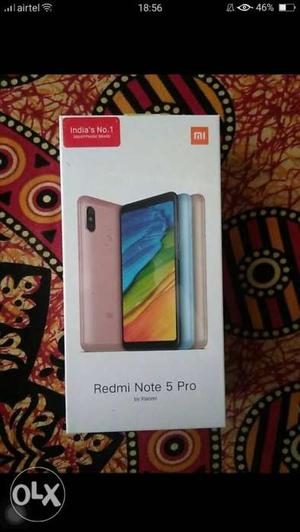 Mi note 5pro 4gb 64gb, seal pack purchased from