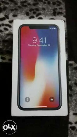 NON-ACTIVATED iphone x 256 gb space grey brand