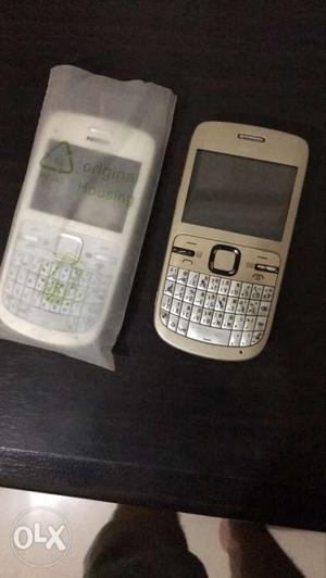 Nokia c3 gold with New Body free...