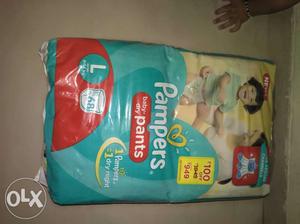 Pampers dry pants diaper large size 68 pieces.