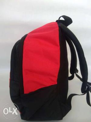 Red And Black Backpack
