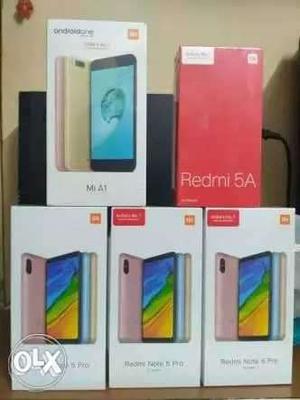 Redmi note  seald pack all color available