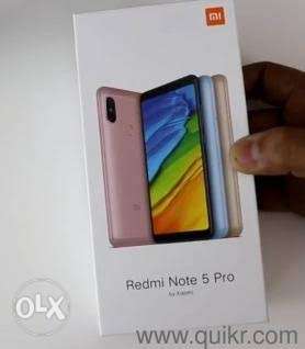 Remdi Note 5 Pro Seald pic Gold Colour No Barging