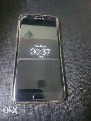 Samsung S7 edge. Black colour.