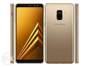 Samsung a8+ gold colour 25 days old 6 GB 64 gb