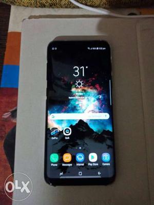 Samsung s8 with 6 months warranty with headphone