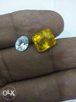 Selling white and yellow sapphire. Give me a buzz