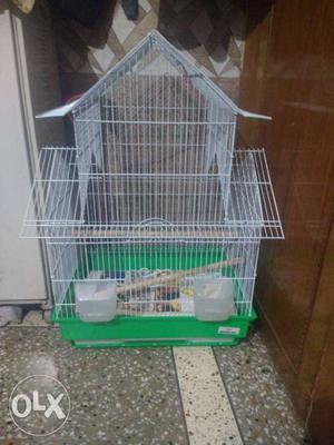 15 days old new bird cage