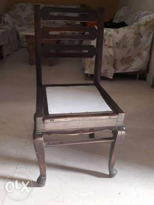 2 wooden solid chairs for 500 rs.