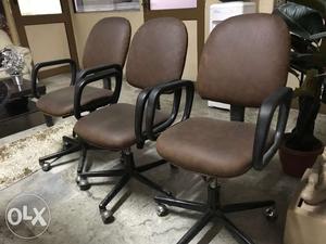 3 office chairs for sale