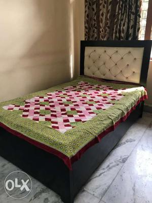 6x4 bed with storage. gently used and local mattress free