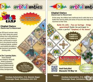 Artful Antics - a back to the roots summercamp kids 6-12