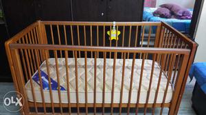 Baby bed with mattress
