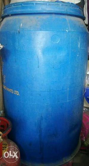 Blue color Water Drum it is in Good Condition for