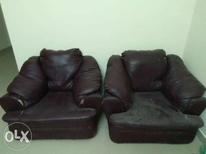 Brown Leather Sofa Chairs